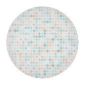 混合された小さい点が付いている抽象的な背景 カッティングボード (正面)