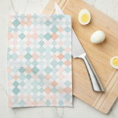 混合された小さい点が付いている抽象的な背景 キッチンタオル (四つ折り)