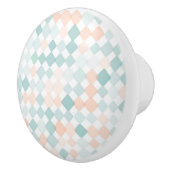 混合された小さい点が付いている抽象的な背景 セラミックノブ (右)