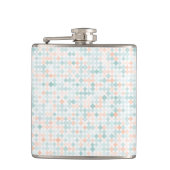 混合された小さい点が付いている抽象的な背景 フラスク (正面)