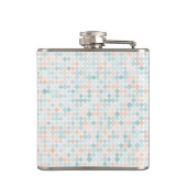 混合された小さい点が付いている抽象的な背景 フラスク (裏面)