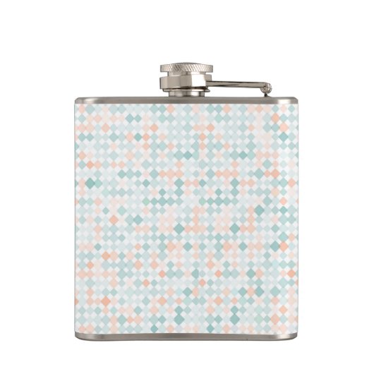 混合された小さい点が付いている抽象的な背景 フラスク (裏面)