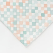 混合された小さい点が付いている抽象的な背景 フリースブランケット (角)