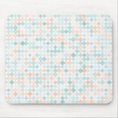 混合された小さい点が付いている抽象的な背景 マウスパッド (正面)