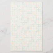 混合された小さい点が付いている抽象的な背景 便箋 (正面)
