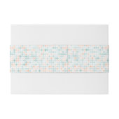 混合された小さい点が付いている抽象的な背景 招待状ベリーバンド (裏面例)