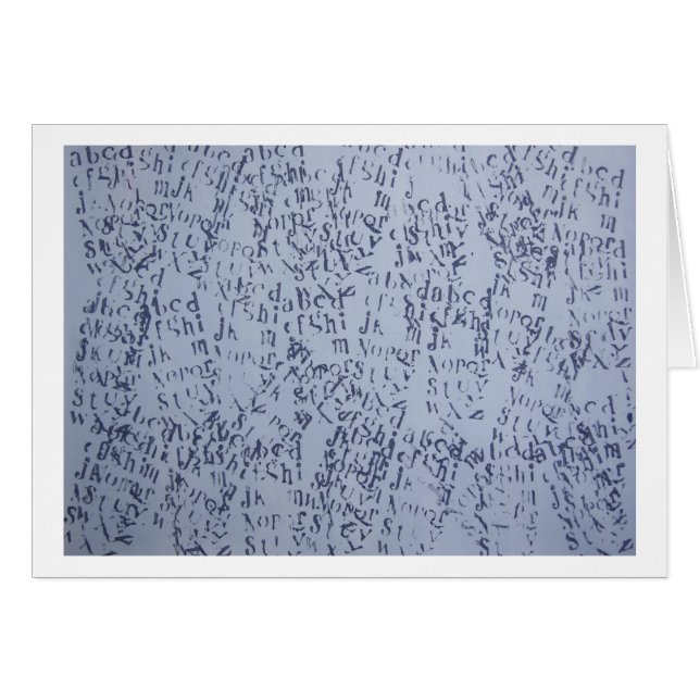 混合された手紙 (正面横)