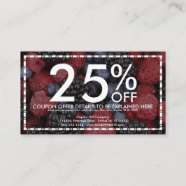 混合された果実のクーポンカード 割引カード