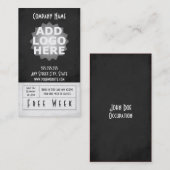 混合された武道の名刺自由な週のパス 名刺 (正面/裏面)