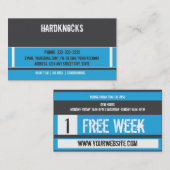 混合された武道の名刺自由な週カード 名刺 (正面/裏面)