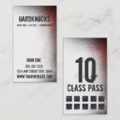 混合された武道の名刺10のクラスのパスカード ロイヤリティカード (正面/裏面)