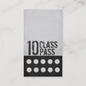 混合された武道の名刺10のクラスのパスカード ロイヤリティカード (裏面)