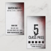 混合された武道の名刺5のクラスのパスカード ロイヤリティカード (正面/裏面)