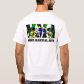 混合された武道の垂直ブラジル Tシャツ (裏面)