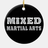 混合された武道 セラミックオーナメント (裏面)