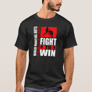 混合された武道- "飛行膝"にT勝つ戦い Tシャツ
