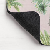 混合された緑のヤシの木 マウスパッド (コーナー)