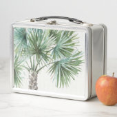 混合された緑Iの熱帯やし メタルランチボックス (インサイチュ)