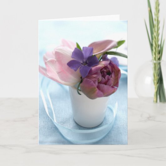 混合された花束 カード (正面)