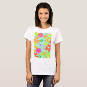 混合された花 Tシャツ (正面フル)