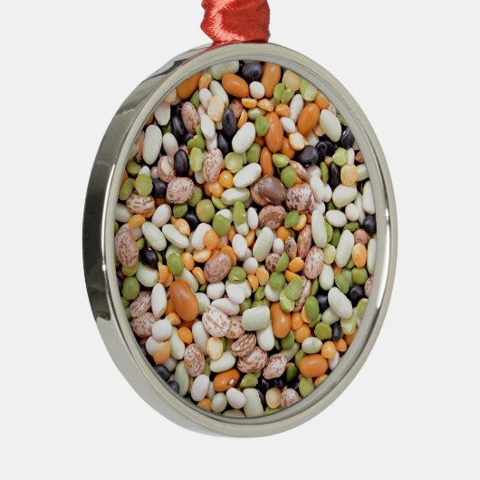 混合された豆 メタルオーナメント (右)