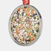 混合された豆 メタルオーナメント (左)