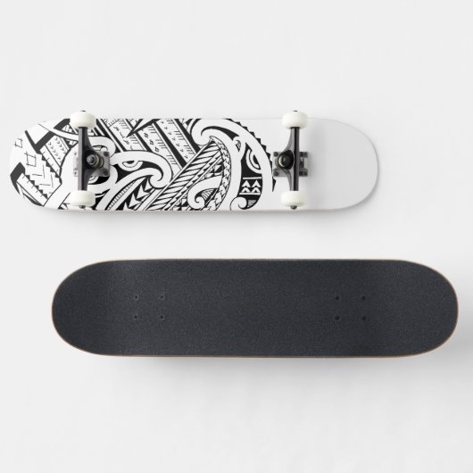 混合されたMaoristyleの種族のデザインのskateboarddeck スケートボード (横)