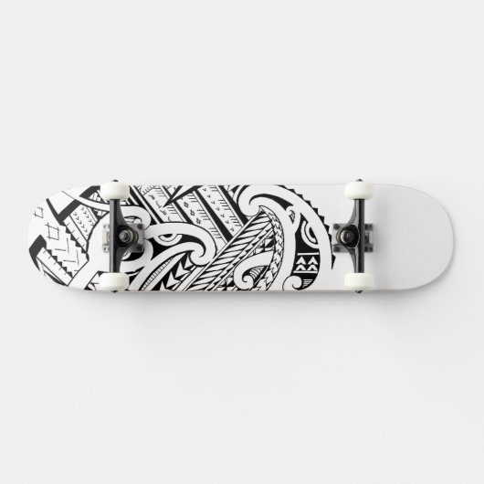 混合されたMaoristyleの種族のデザインのskateboarddeck スケートボード (横)