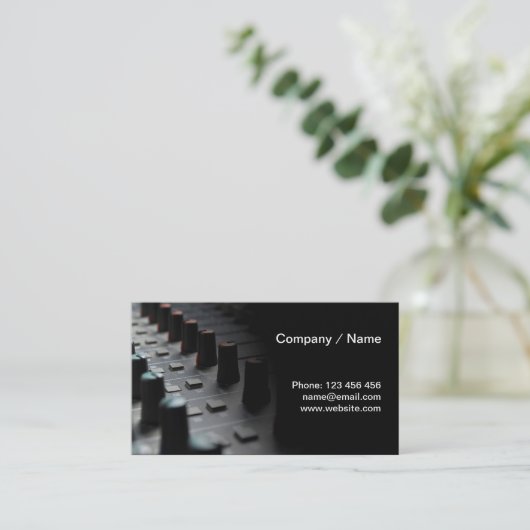 混合の机 名刺 (スタンド正面)