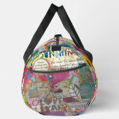 混合カラフルメディ感動的ア ダッフルバッグ (右)