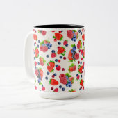 混合カラフル果実 ツートーンマグカップ (正面左)