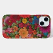 混合カラフル花電話ケース Case-Mate iPhoneケース (裏面 (横))