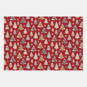 混合クリスマスクッキー ラッピングペーパーシート (正面)