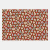 混合クリスマスクッキー ラッピングペーパーシート (正面2)