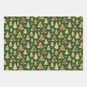 混合クリスマスクッキー ラッピングペーパーシート (正面)