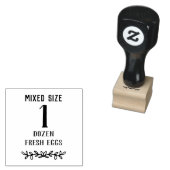 混合サイズ |卵の数 |エッググレードのスタンプ ラバースタンプ (押印)