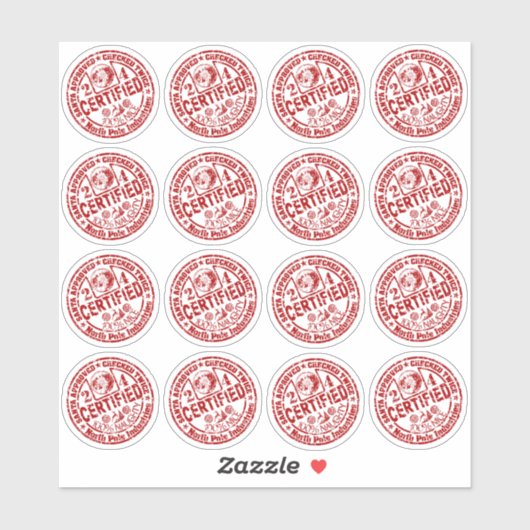 混合シート – 「認定」いけなとニース シール (シート)