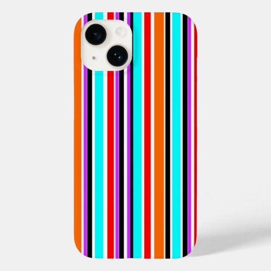 混合ストライプ型 Case-Mate iPhoneケース (裏面)