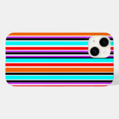混合ストライプ型 Case-Mate iPhoneケース (裏面 (横))