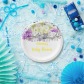 混合ソフトフローラブーケ赤ちゃんシャワー ペーパープレート (パーティー)