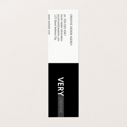 混合タイプ |モダン | 名刺 (外部フラット)