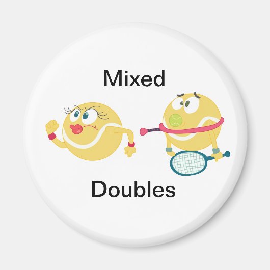 混合ダブルス マグネット (正面)