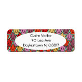 混合チューリップフィールド ラベル (正面)