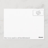 混合チューリップ葉書 ポストカード (裏面)