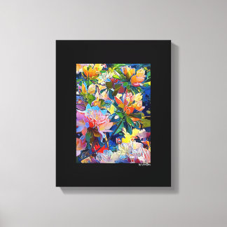 混合デジタルメディアブラックキャンバスプリントアート キャンバスプリント