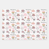 混合ハロウィン用ラッピング紙シート ラッピングペーパーシート (正面3)