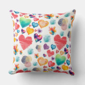 混合ハート クッション (正面)
