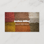 混合ハーブ香辛料 名刺 (正面)