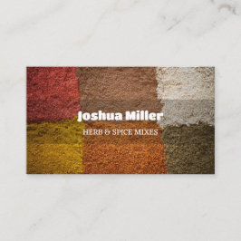 混合ハーブ香辛料 名刺