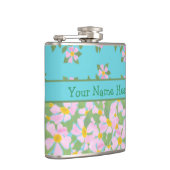 混合ピンクドグロスフローラスキットルをパーソナライズ フラスク (右)